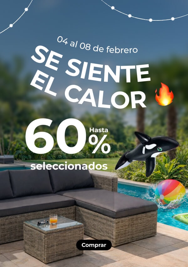 Del 04 al 08 de Febrero hasta 60% off en productos seleccionados.
